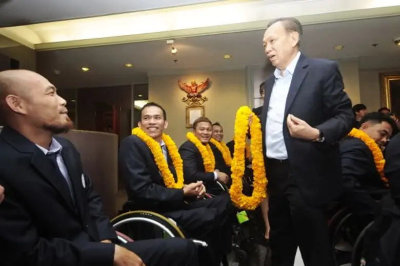 วีลแชร์บาสฯทีมชาติไทยคว้าแชมป์อาเซียนพาราเกมส์สมัยที่ 6 ซีพีเอฟมอบเงินอัดฉีด 1 ล้านบาท