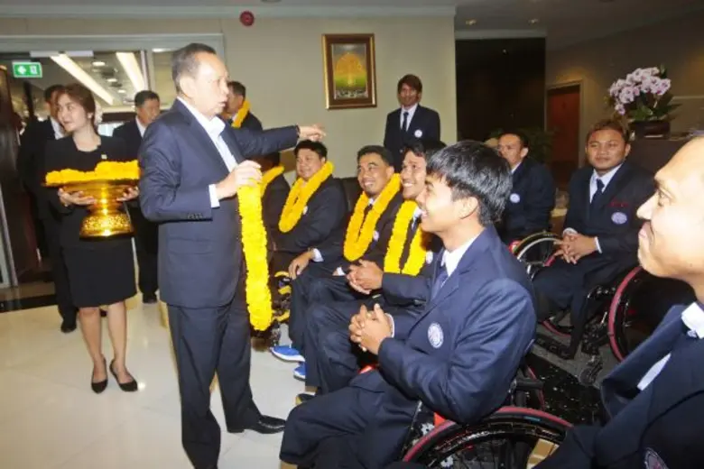 วีลแชร์บาสฯทีมชาติไทยคว้าแชมป์อาเซียนพาราเกมส์สมัยที่ 6 ซีพีเอฟมอบเงินอัดฉีด 1 ล้านบาท