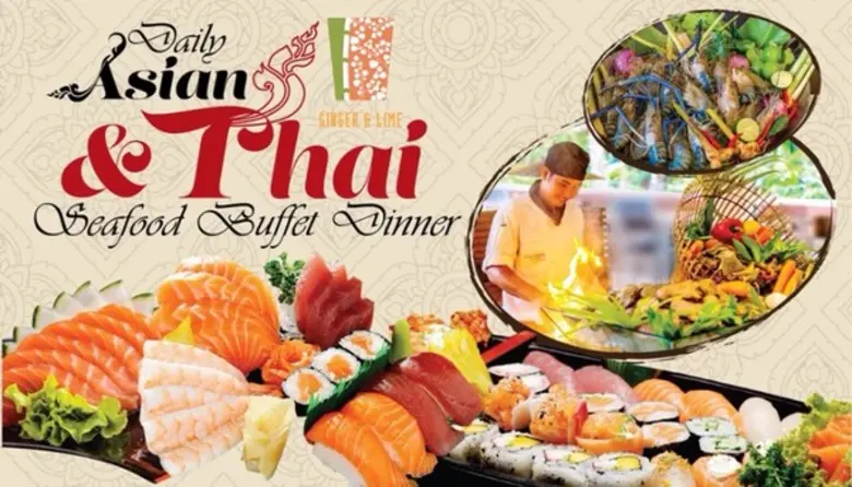 เอเชี่ยน & ไทย ซีฟู้ดบุฟเฟ่ต์ดินเนอร์ @ จ...