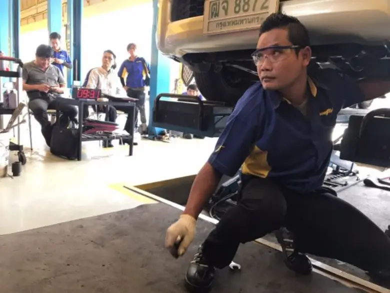 กู๊ดเยียร์ ร่วมกับสถาบันพัฒนาฝีมือแรงงาน จัดอบรมหลักสูตร “ช่างตั้งศูนย์ ถ่วงล้อ” พัฒนาช่างเทคนิค