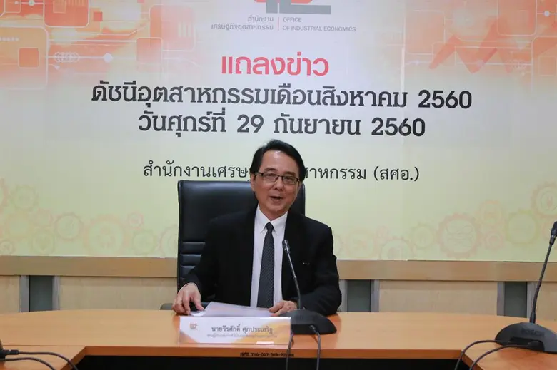 สำนักงานเศรษฐกิจอุตสาหกรรม (สศอ.) เผย ดัช...