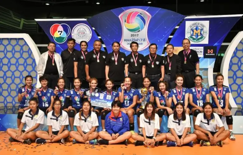 "ม.รัตนบัณฑิต" ซิวแชมป์ แชมป์กีฬา 7 สี วอลเลย์บอล อุดมศึกษา 2017