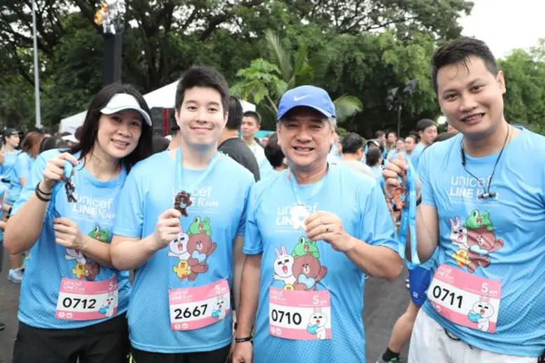 LINE นำเหล่าคาแรคเตอร์ พร้อมเทคโนโลยี LINE Beacon เพิ่มความสนุกในงาน  “UNICEF LINE Run วิ่งเพื่อเด็กทุกคนได้มี #โอกาสที่เท่าเทียม” ณ สวนหลวง ร.9