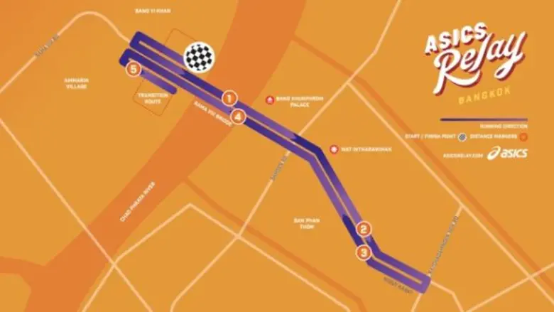 จากการแข่งขันทั้งหมด 4 เมือง เอสิกส์ปิดท้ายงาน ASICS Relay 2017 ที่สะพานพระราม 8 กรุงเทพฯ ประเทศไทย