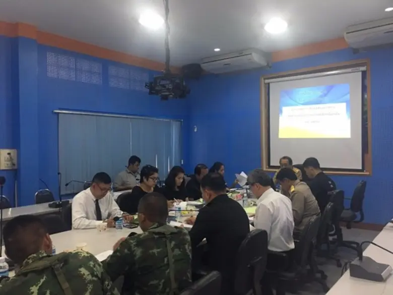 สำนักงานป้องกันและบรรเทาสาธารณภัยจังหวัดปทุมธานี เข้าร่วมประชุมคณะกรรมการให้ความช่วยเหลือผู้ประสบภัยพิบัติอำเภอลำลูกกา (ก.ช.ภ.อ.) ครั้งที่ ๑