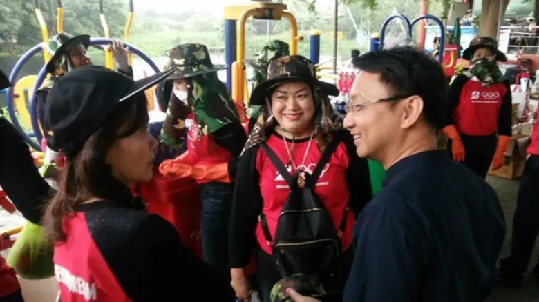 สำนักงานป้องกันและบรรเทาสาธารณภัยจังหวัดปทุมธานี เข้าร่วมกิจกรรม"คลองสวยน้ำใส” ณ ชุมชนทองแท้ ตำบลคลองหนึ่ง อำเภอคลองหลวง จังหวัดปทุมธานี