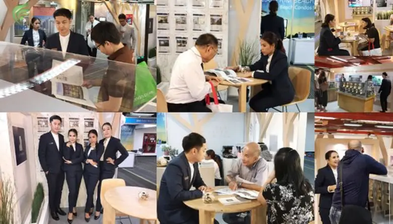 บรรยากาศร่วมออกบูธงานมหกรรมบ้านและคอนโด ค...