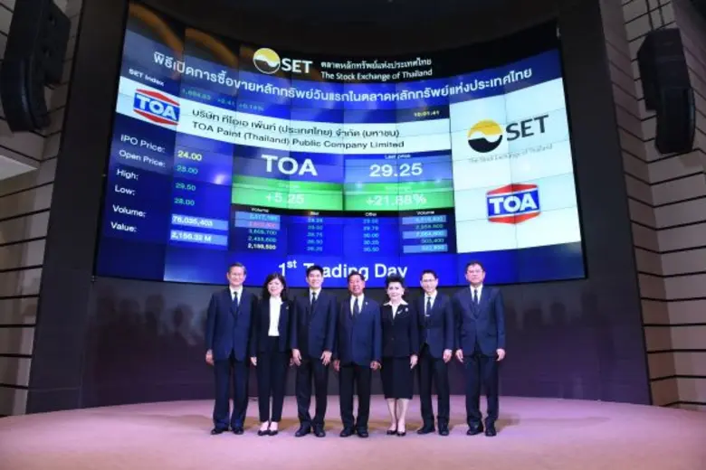 บมจ.ทีโอเอ เพ้นท์ (ประเทศไทย) ("TOA" หรือ...
