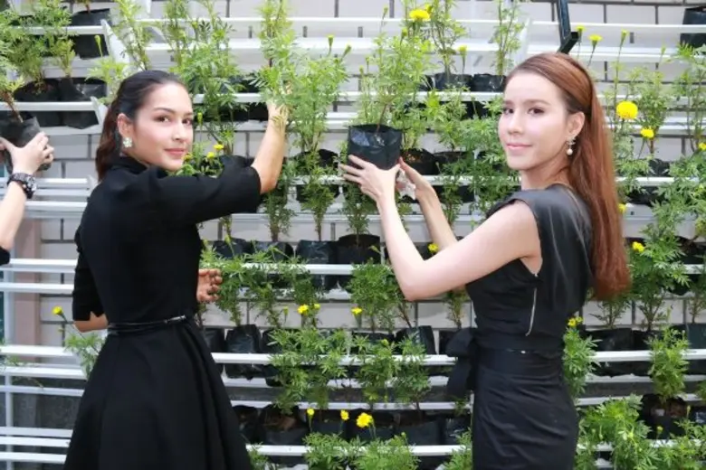 “เซฟ – บิ๊กเอ็ม” รวมพลัง ตกแต่งดอกดาวเรืองบานสะพรั่งทั่วทั้งสถานีฯ