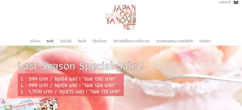  บางกอกฟู้ด ซิสเต็ม ลุยตลาดอีคอมเมิร์ซไทย พร้อมนำผลไม้คุณภาพจากสวนญี่ปุ่นส่งตรงถึงมือคุณ