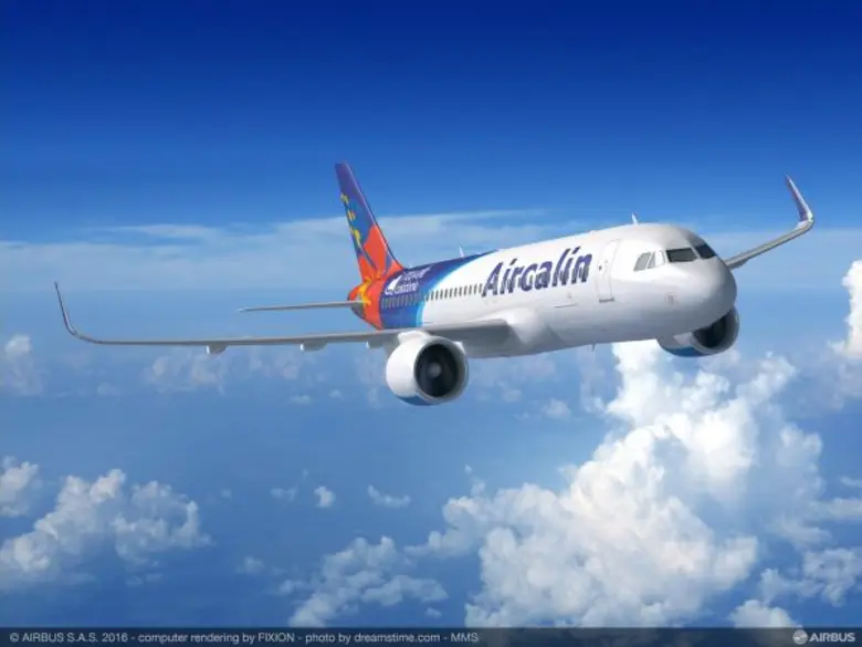 แอร์คาลิน สายการบินที่มีฐานการบินอยู่ที่เ...