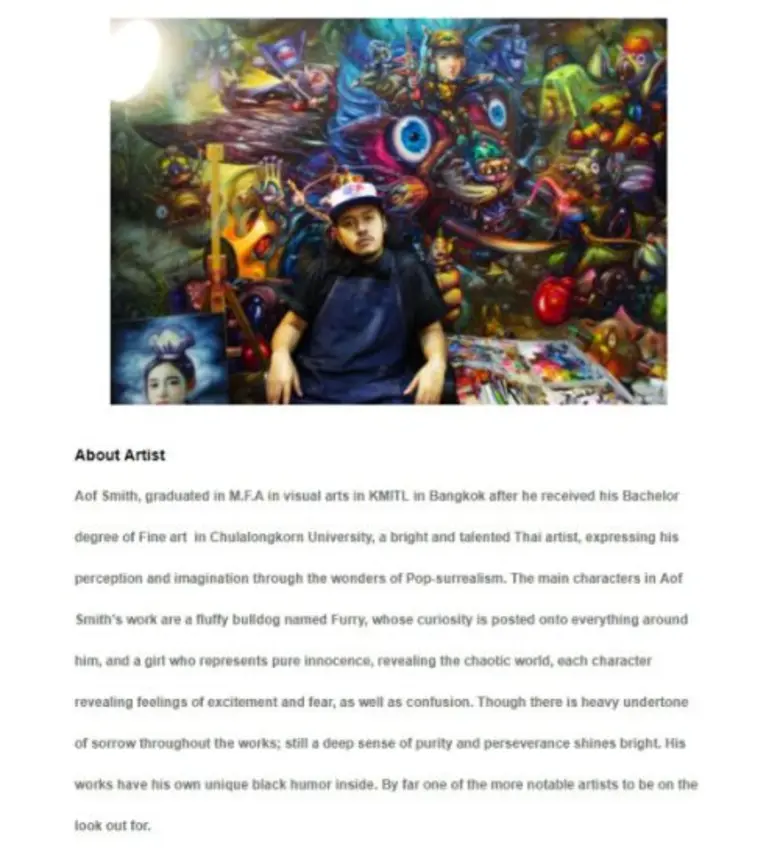ในเวลาไม่กี่ปีออฟ สมิธ ศิลปินชาวไทยได้สร้...