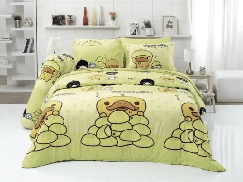 ปรับลุคห้องนอนให้น่ารัก สดใสไปกับเจ้าตุ่นปากเป็ดเหลือง ด้วยชุดเครื่องนอนทิวลิปดีไลท์