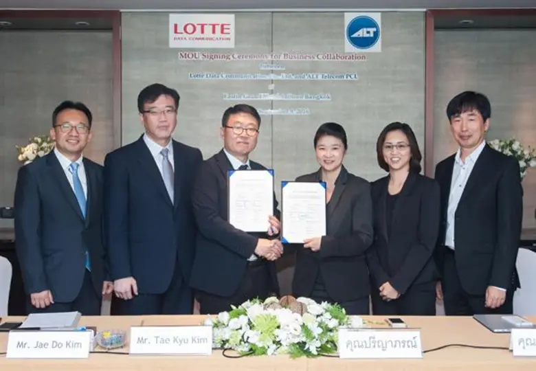 Mr.Tae Kyu Kim , Mr.Jae Do Kim Lotte Data...