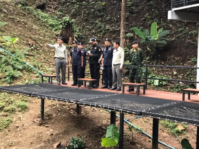 ศูนย์ปฏิบัติการพิทักษ์ป่า (ศปก.พป.) สนธิกำลังตำรวจท่องเที่ยว ลงพื้นที่ตรวจสอบกรณีตรวจพบการบุกรุกที่ดินป่าไม้ประกอบการธุรกิจโหนสลิงผจญภัย (Zipline) จังหวัดเชียงใหม่