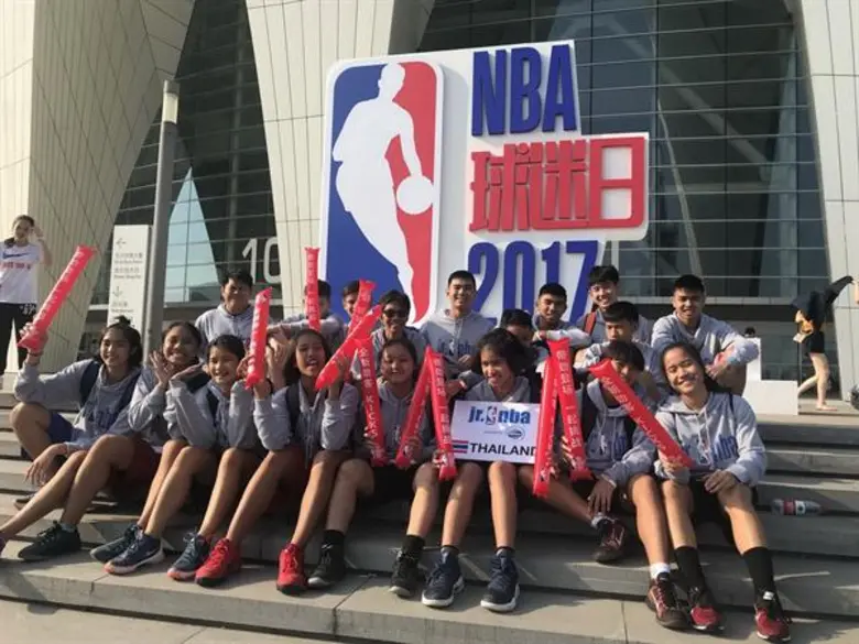 16 นักกีฬาบาสเก็ตบอลเยาวชนไทย โครงการจูเน...