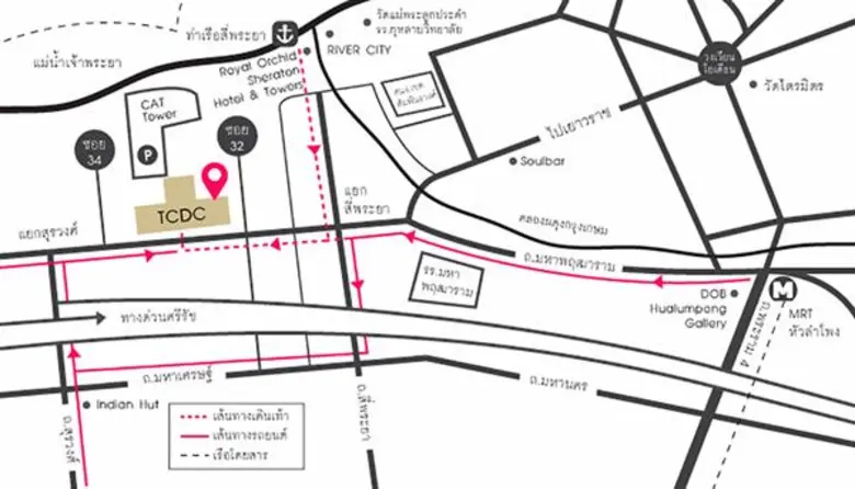 ทีซีดีซี แนะ 5 วิธีเดินทางมาเข้าชมนิทรรศการ “ศาสตรา สถาปัตย์ ไทยฯ”