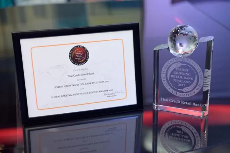 ธ.ไทยเครดิต เพื่อรายย่อย เดินหน้าสู่ความสำเร็จ คว้ารางวัล Fastest Growing Retail Bank Thailand 2017จากนิตยสารชั้นนำของอังกฤษ