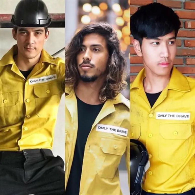 3 หนุ่ม THE FACE MEN THAILAND หล่อระอุ!กับ #แคมเปญสยบไฟป่า ชวนดูหนังมหันตภัยทั้งดีและเดือดแห่งปี ONLY THE BRAVE”