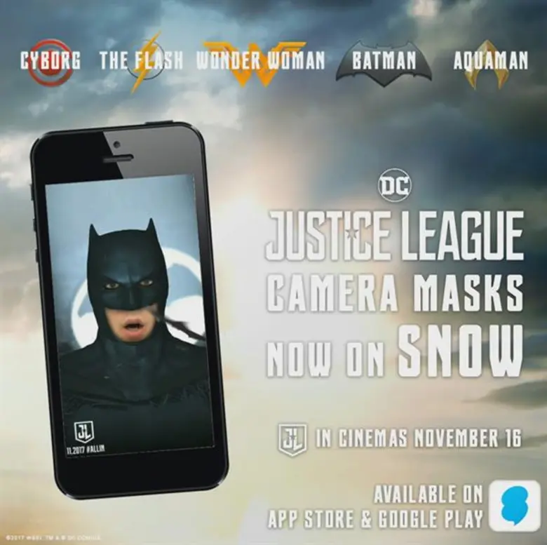 มาแปลงร่างเป็นฮีโร่คนโปรดจาก Justice League กันได้แล้ววันนี้ ด้วยฟิลเตอร์ใหม่จาก SNOW