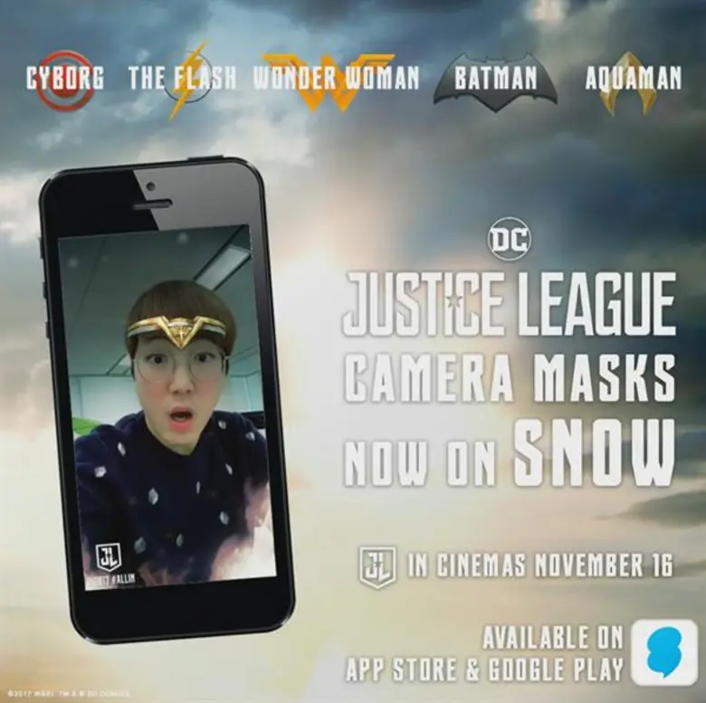 มาแปลงร่างเป็นฮีโร่คนโปรดจาก Justice League กันได้แล้ววันนี้ ด้วยฟิลเตอร์ใหม่จาก SNOW