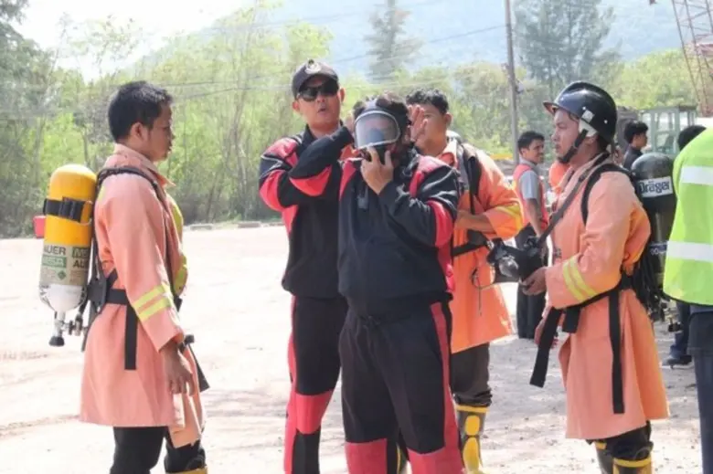 ไลน์ ทรานสปอร์ต ซ้อมแผนอพยพหนีไฟ 2560