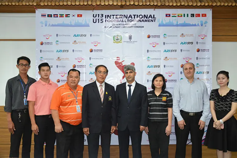 มหาวิทยาลัยเกษมบัณฑิต ร่วมกับ โรงเรียนจินดามณี อิงลิช โปรแกรม จัดแข่งขัน International Football Tournament 2017