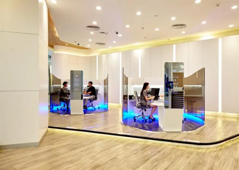 ทีเอ็มบี ก้าวไปอีกขั้นนด้านดิจิทัลแบงก์กิ้ง เผยโฉมบริการธนาคารดิจิทัลรูปแบบใหม่ ที่สาขาที่ตอบสนองความต้องการได้สะดวกรวดเร็ว และง่ายมากขึ้นด้วย TMB Digital Branch Banking Experience