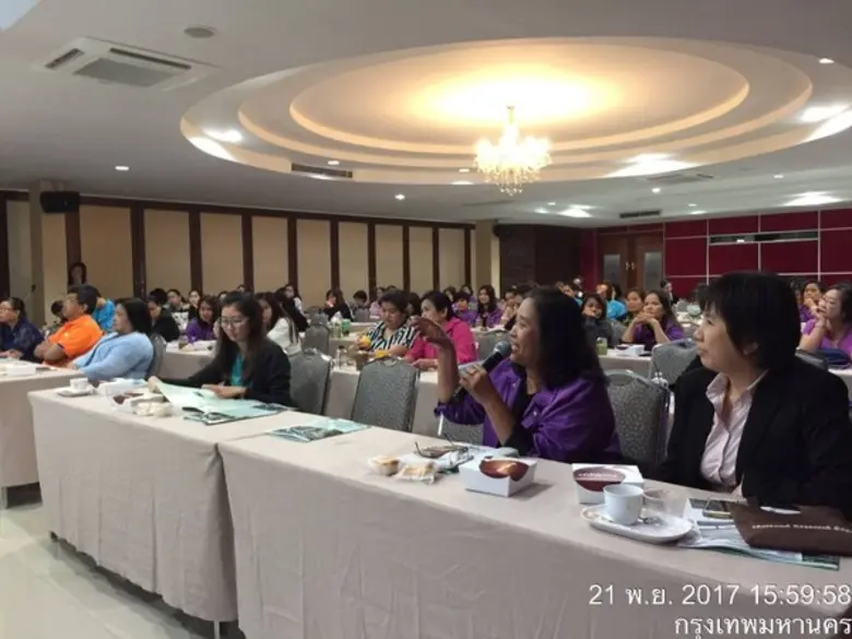 โครงการรถไฟฟ้าสายสีเขียว ช่วงหมอชิต-สะพานใหม่-คูคต เข้าบรรยายข้อมูลโครงการฯ แก่เจ้าหน้าที่และข้าราชการสำนักงานคณะกรรมการวิจัยแห่งชาติ