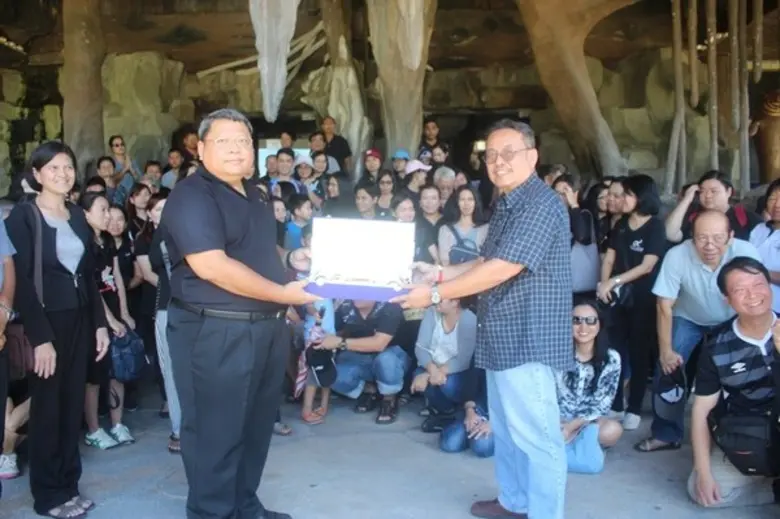 คณะจาก สกอ. เข้าเยี่ยมชมพิพิธภัณฑ์สัตว์น้ำราชมงคลตรัง