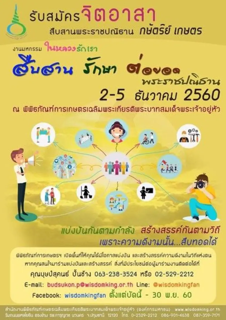 แบ่งปันกันตามกำลัง สร้างสรรค์กันตามวิถี เ...