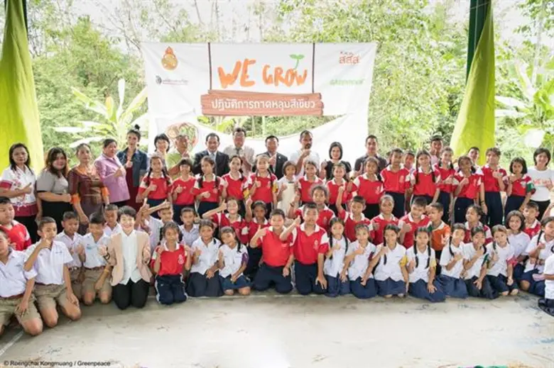 ปฏิบัติการถาดหลุมสีเขียว ส่งเสริมอาหารกลางวันโรงเรียนให้ยั่งยืน ปลอดภัย ใช้วัตถุดิบปลอดสารเคมี