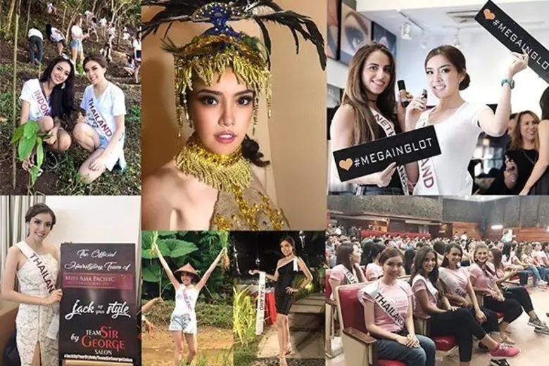 มาชมภาพบรรยากาศกองประกวดสาวงามอีกหนึ่งเวท...