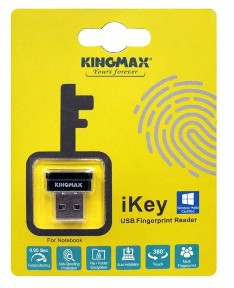 “คิงแมกซ์ ดิจิตอล อิงค์” ขอแนะนำ “iKey” เครื่องอ่านลายนิ้วมือขนาดพกพา ผู้ช่วยเก็บข้อมูลของคุณให้ปลอดภัย