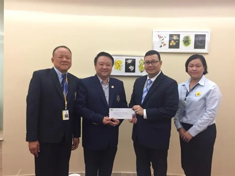 นายปัทมนิธิ เสนาณรงค์ ผู้แทนมูลนิธิสำนักง...