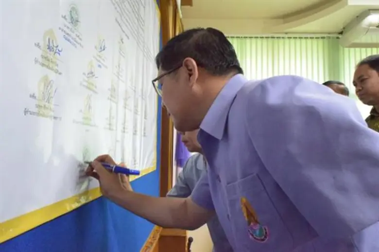 สคร. 12 สงขลา จัดพิธีลงนาม MOU กำจัดหนอนพยาธิ โรงเรียนพระราชดำริ สมเด็จพระเทพฯ จ.นราธิวาส