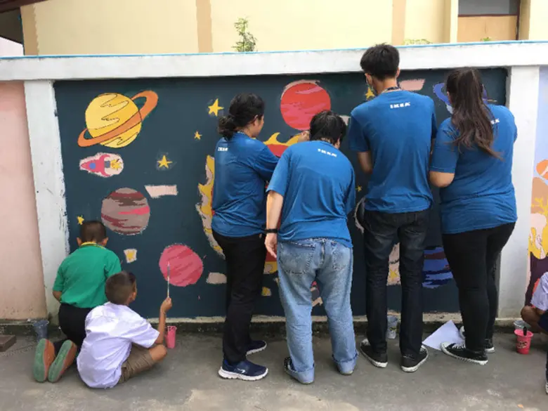 อิเกีย บางใหญ่ ใส่ใจสังคม จัดกิจกรรมร่วมใจพัฒนาโรงเรียน