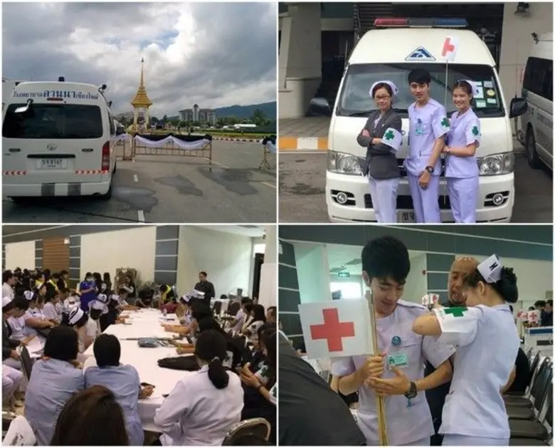 เจ้าหน้าที่แผนกฉุกเฉิน และยานยนต์ โรงพยาบ...