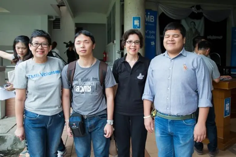 ทีเอ็มบี เสริมแกร่งการศึกษาเยาวชนผู้พิการทางสายตา  จับคู่กับอาสาสมัคร ผ่านโปรแกรมออนไลน์ Volunteer Matching http://www.volunteer.blind.or.th