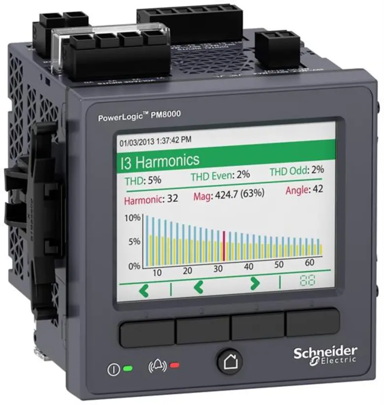 PowerLogic(TM) PM8000 ซีรีย์ มิเตอร์ที่ช่...