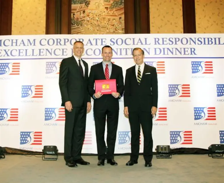 หอการค้าอเมริกันในประเทศไทยมอบรางวัลองค์ก...