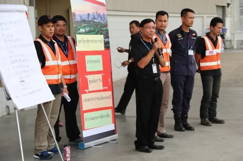 แอร์พอร์ต เรล ลิงก์ ฝึกซ้อมดับเพลิงขั้นต้น และอพยพหนีไฟ