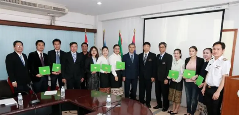 สถาบันการบินพลเรือน มอบประกาศนียบัตรหลักสูตร AIS Cartography (AIS/MAP) รุ่นที่ 31