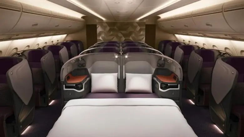 เครื่องบินแอร์บัส เอ380 ลำใหม่ของสิงคโปร์แอร์ไลน์สทยานขึ้นสู่ท้องฟ้า