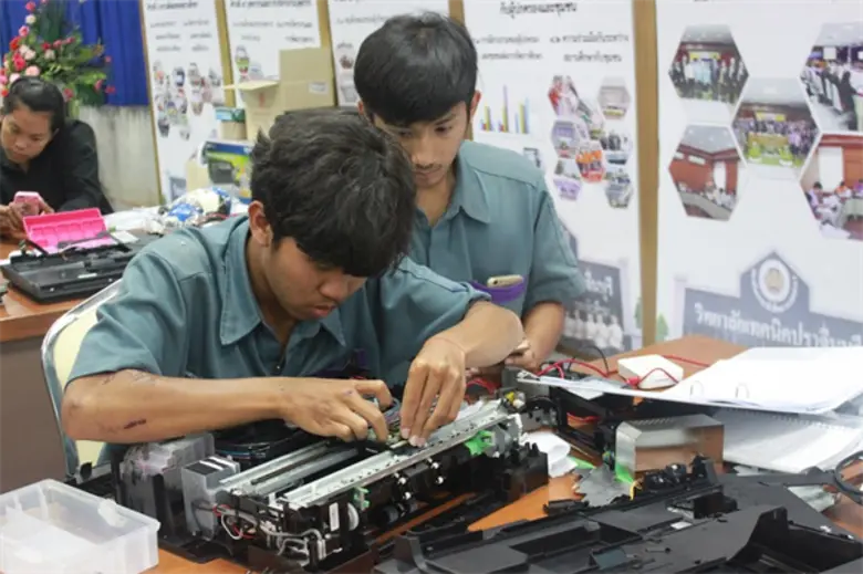 บราเดอร์ จัดโครงการ 'The Academic Cooperation Program’ ฝึกอบรมการซ่อมเครื่องพิมพ์อิงค์เจ็ทบราเดอร์ฯ