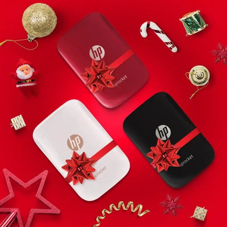 HP เซอร์ไพรส์ส่งท้ายปีไก่ มอบกิ๊ฟท์บ๊อกซ์สุดคิ้วท์ เมื่อซื้อ HP Sprocket Photo Printer พิเศษ!! Limited Edition Gift Box พร้อมกระดาษ 50 แผ่น