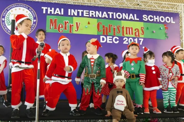 ไทยอินเตอร์เนชั่นแนลสกูลฉลองคริสต์มาส จัดกิจกรรมกลุ่มเน้นการเรียนรู้พร้อมสร้างสามัคคีทุกชั้น