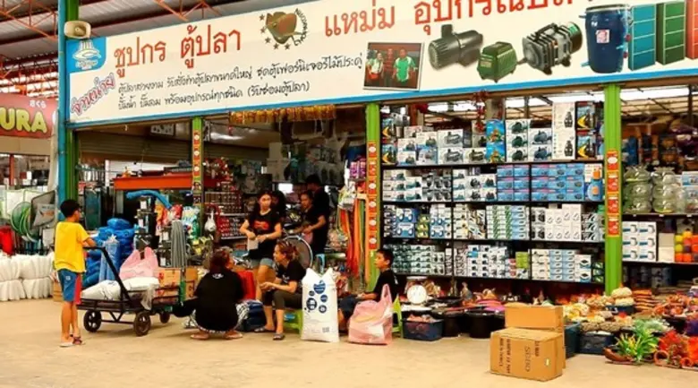 ตลาดกลางปลาสวยงามและสัตว์เลี้ยง ฟิชวิลเลจ...