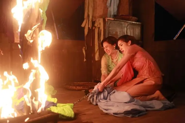 “แหม่ม-นุส” ขวัญเสีย!! เจอไฟไหม้กลางกอง “เมืองมายา Live”