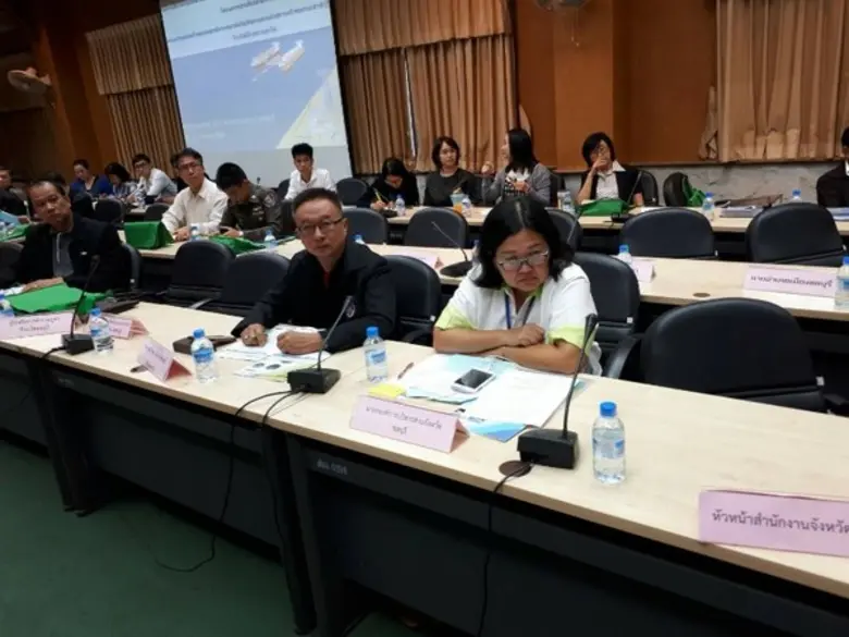 กอ.รมน.จังหวัด ช.บ. ร่วมรับฟังสำหรับการประชุมชี้แจงและรับฟังความคิดเห็นของประชาชนครั้งที่ 1 ต่อขอบเขตและแนวทางการศึกษาผลกระทบสิ่งแวดล้อม โครงการสถานีเก็บรักษาและแปรสภาพก๊าซธรรมชาติจากของเหลว เป็นก๊าซแบบลอยน้ำ(FSRU) พื้นที่อ่าวไทยตอนบน